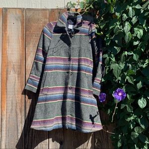 Steven Alan Woolrich Blanket Style Coat Size 0
